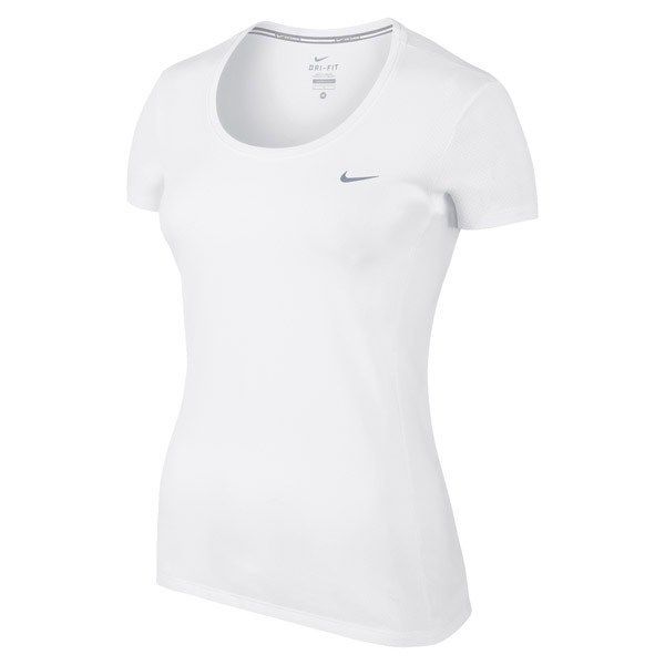 Áo thun thể thao nữ  Nike AS DRI-FIT CONTOUR SS 644695-100 (Trắng)