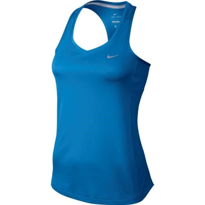 Áo thun thể thao nữ  Nike AS MILER TANK 686881-435 (Xanh)