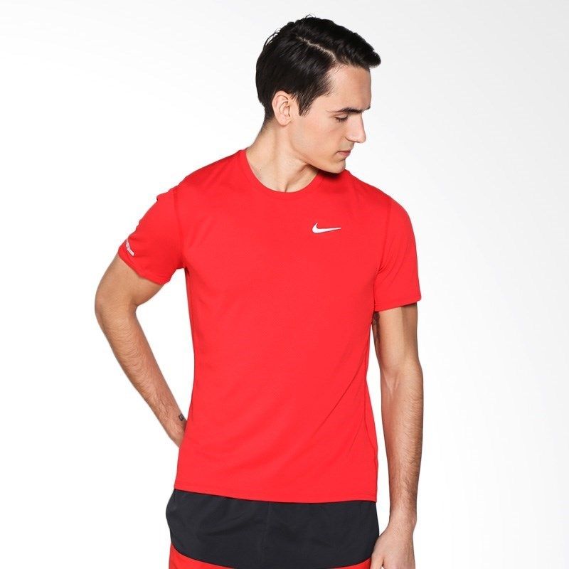 Áo thun thể thao nam  Nike AS DRI-FIT CONTOUR SS 683518-657 (Đỏ)