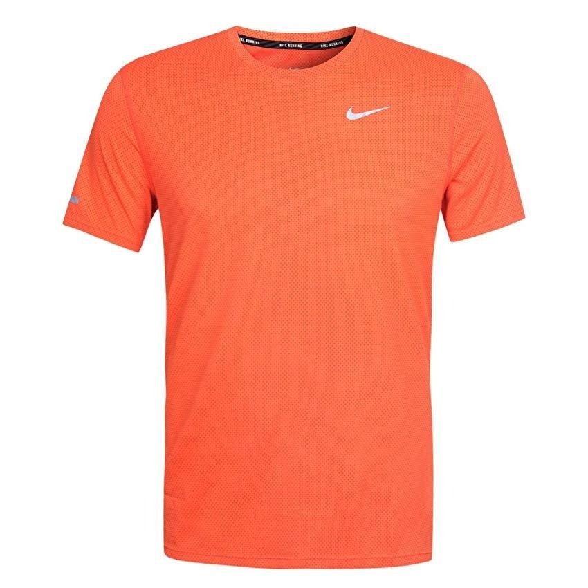 Áo thể thao nam AS Nike DRI-FIT CONTOUR SS(Cam)