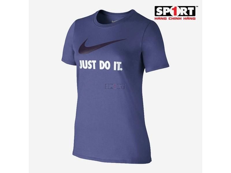 Áo thun thể thao Nữ Nike AS W NSW TEE CREW JDI SWOOSH  685519-508 (Xanh)