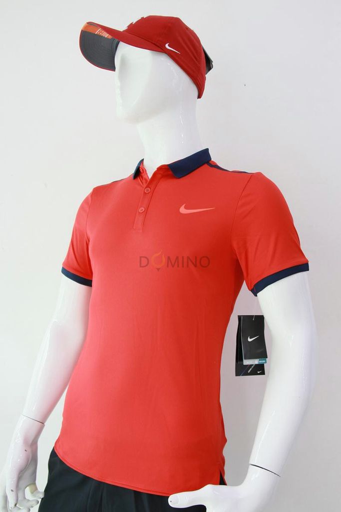 Áo thun thể thao nam Nike T-shirt AS ADV SOLID POLO 728948-657 (Red)