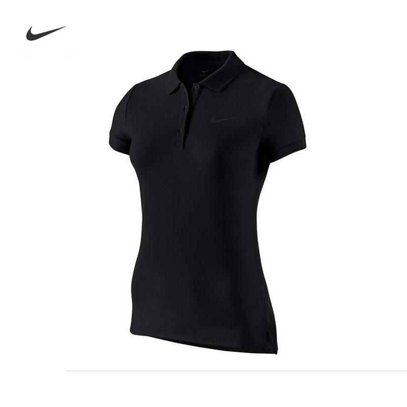 Áo thun thể thao nữ Nike AS BASELINE POLO 728756-010 (Đen)