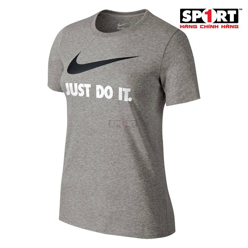 Áo thun thể thao nữ Nike AS TEE-JDI SWOOSH CREW 685519-068 (Xám)
