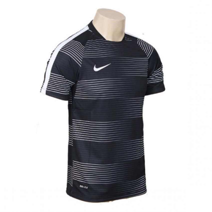 Nike - Áo thun thể thao nam SLEEVE TOP AS FLASH GPX SS TOP 1 725917-011 (Đen phối trắng)