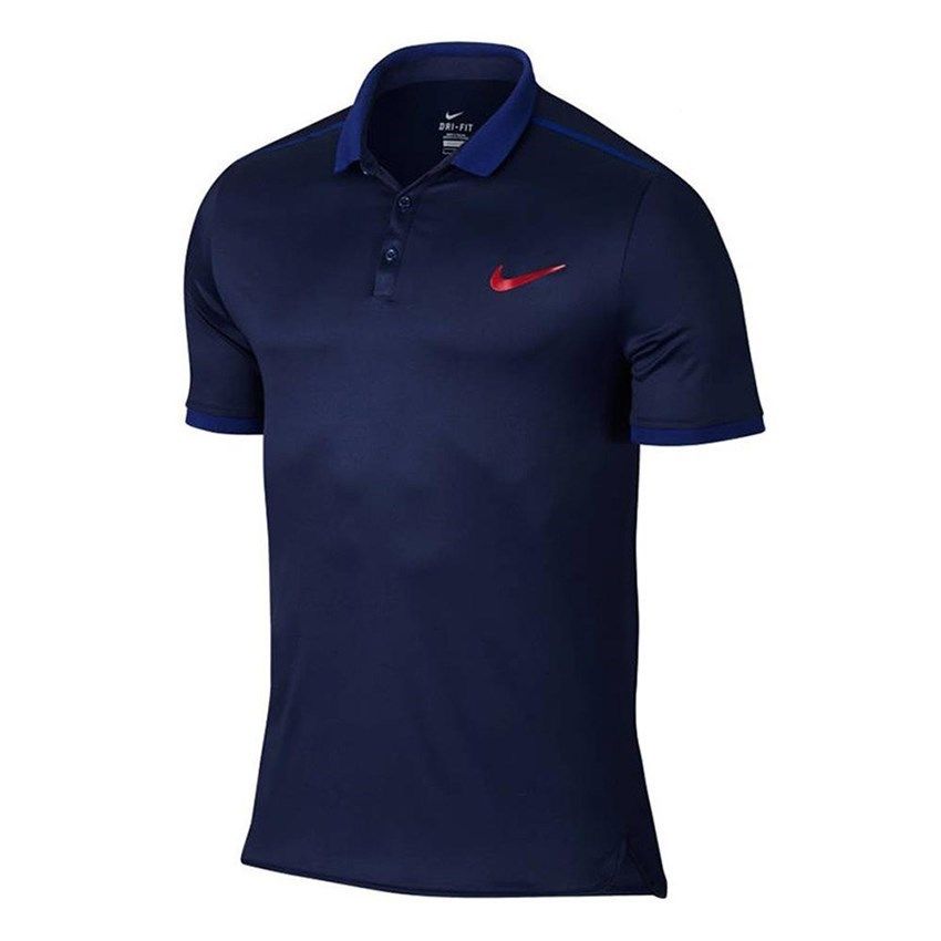 Áo thun thể thao nam  Nike  AS ADV SOLID POLO 728948-410 (Xanh)