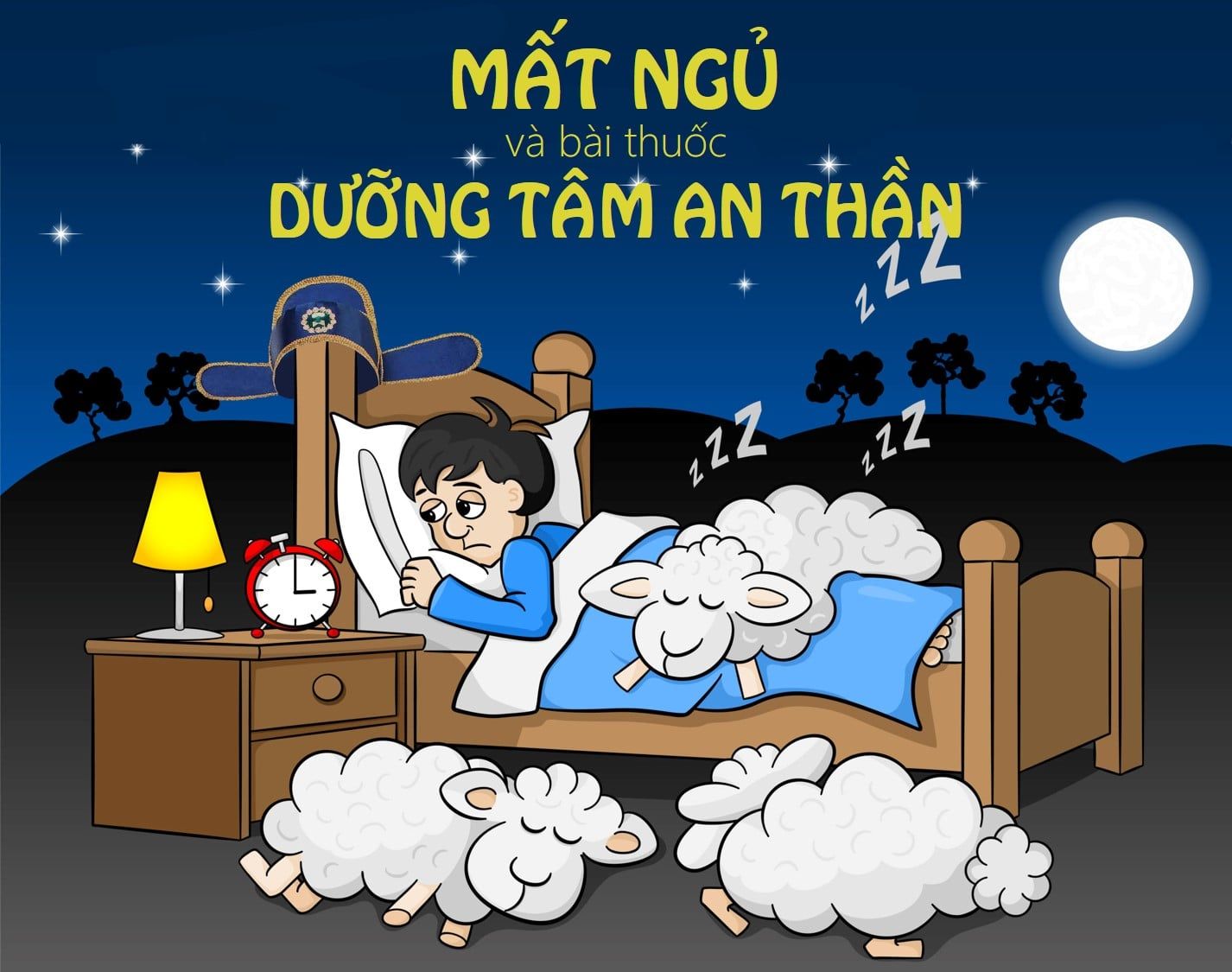 MẤT NGỦ & BÀI THUỐC DƯỠNG TÂM AN THẦN