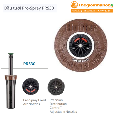 Đầu tưới Pro - Spray PRS30 Hunter (Mỹ)