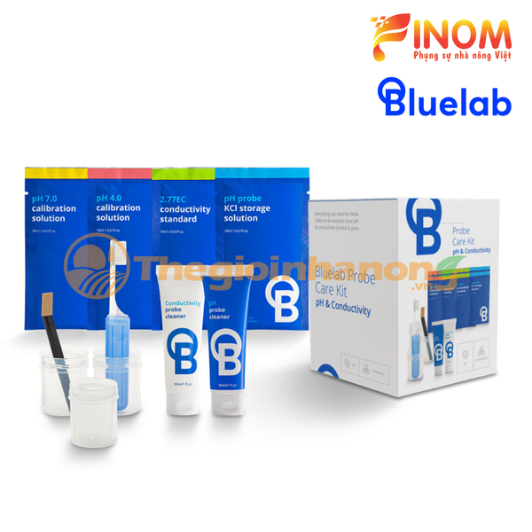 Bộ dụng cụ & dung dịch hiệu chuẩn pH & EC Bluelab Care Kit