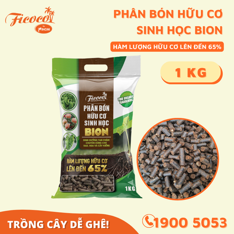 PHÂN BÓN HỮU CƠ SINH HỌC BION - 1KG