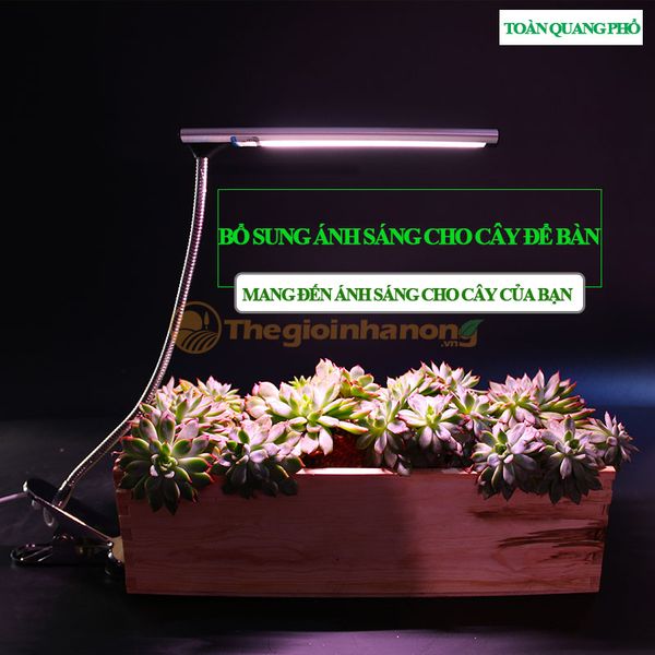 Đèn LED quang hợp cho cây để bàn (01)