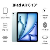 iPad Air 6 M2 13inch 5G 1TB Blue