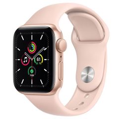 Apple Watch SE GPS 40mm MYDN2VN/A Gold Aluminium Case with Pink Sand Sport Band