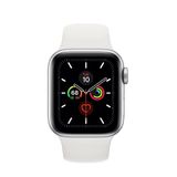 Apple Watch Series 5 GPS  44mm MWVD2 ( Silver Aluminum Case with White Sport Band)