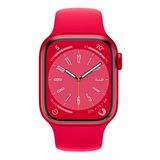 Apple Watch Series 8 GPS + Cellular 41mm viền nhôm dây cao su Red VN/A