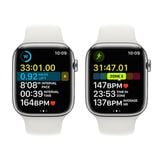 Apple Watch Series 8 GPS + Cellular 45mm viền nhôm dây cao su Silver VN/A