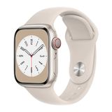 Apple Watch Series 8 GPS + Cellular 41mm viền nhôm dây cao su Starlight VN/A