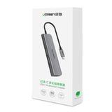 Cáp chuyển USB Type C ra HDMI + USB 3.0*3 +PD UGREEN 50209