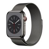 Apple Watch Series 8 GPS + Cellular 41mm viền Thép dây thép Graphite VN/A