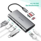 UGREEN 8 IN 1 USB-C HUB MULTI-PORT TYPE C ADAPTER (50538)