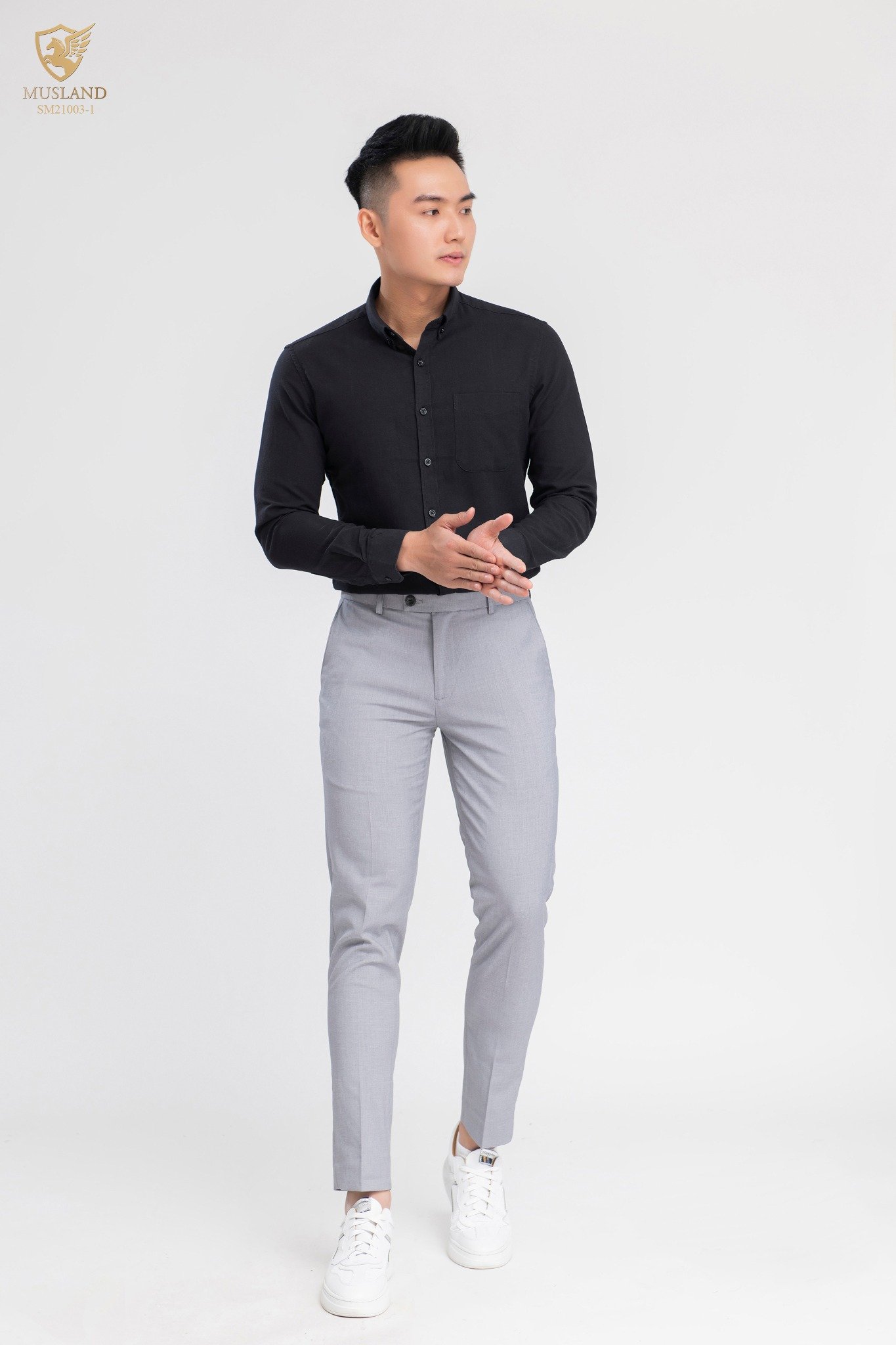 Sơ mi oxford nam dài tay Uniqlo màu trắng Thời trang nam xuất khẩu NAMFASHION #27 Sơ mi oxford nam dài tay Uniqlo màu trắng Thời trang nam xuất khẩu NAMFASHION