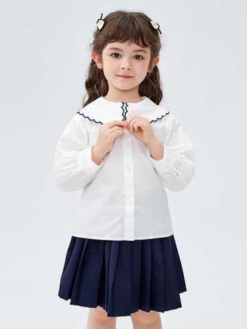 Áo sơ mi bé gái ngắn tay C4SHI008M  TokyoLife