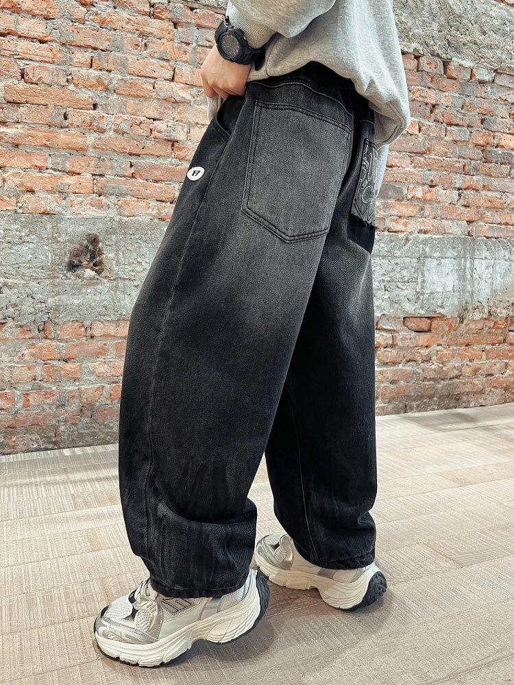 Quần jean dài ống suông QD004