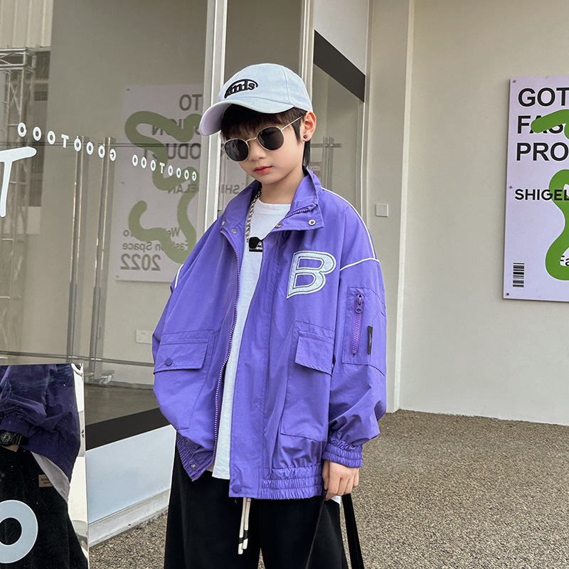 Áo khoác gió Bomber dài tay 5156