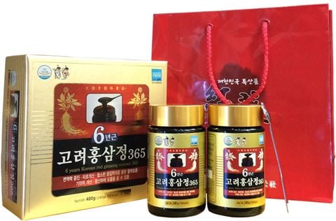  CAO HỒNG SÂM 365 (250GR X 2 LỌ) 