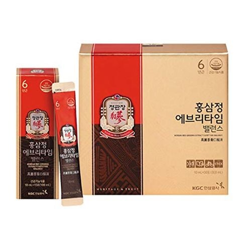  TINH CHẤT HỒNG SÂM KGC - EVERYTIME BALANCE 10 ML X 30 GÓI 