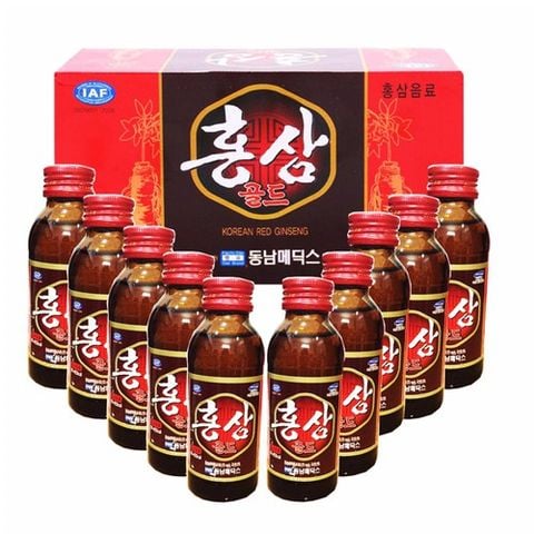  NƯỚC HỒNG SÂM CHAI (100 mlx10) 