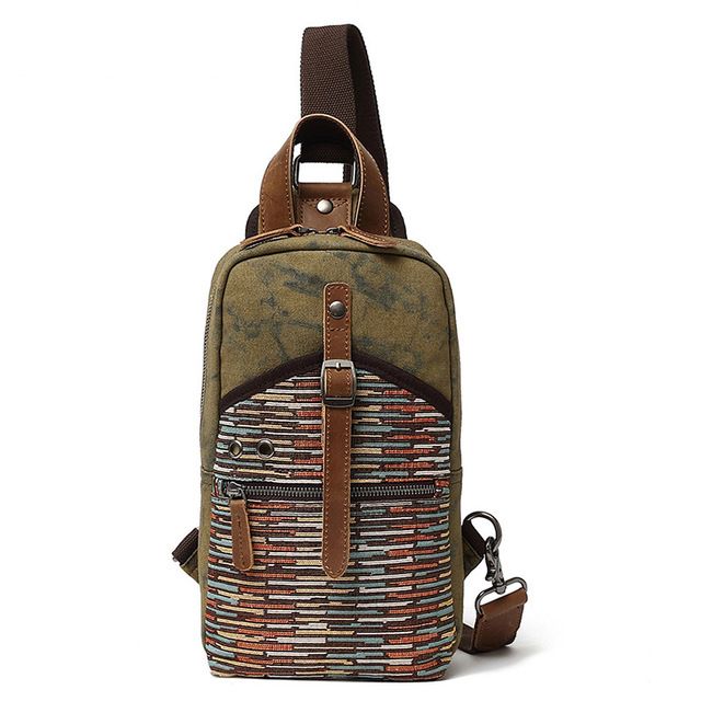 Túi đeo chéo, đeo ngực vải bố đa năng - 1360668