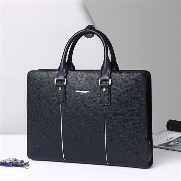 Cặp da nam công sở, khóa số an toàn - 4636472