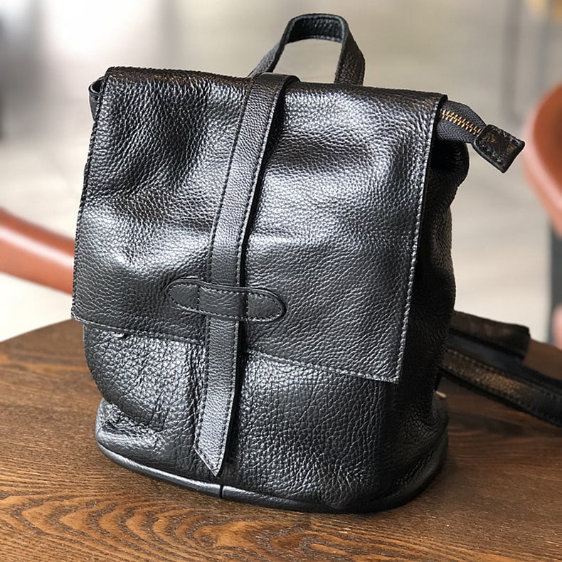 Balo da bò thật của nữ cỡ trung, thời trang, tiện lợi - 3943851