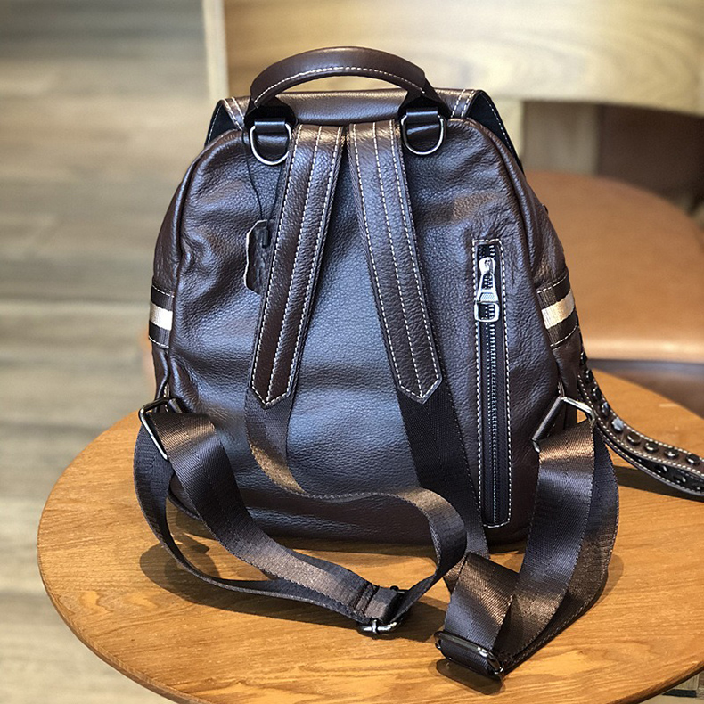 Balo nữ thời trang, da bò thật bền bỉ - 3943856