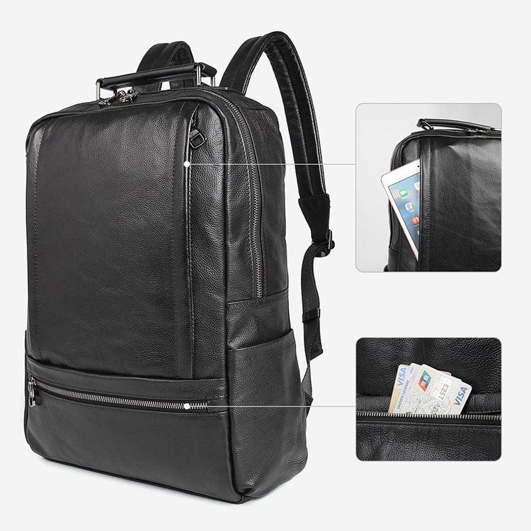 Balo da thật cỡ lớn kiểu dáng đơn giản 1404546