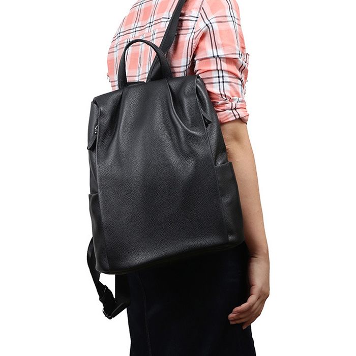 Balo nữ da thật thiết kế chống trộm - 1405435