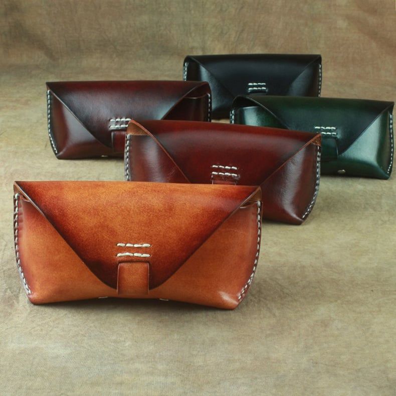 Bao đựng kính da bò phong cách Vintage - 2794296