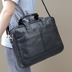 Cặp da nam công sở, chất liệu da bò thật - 4455436