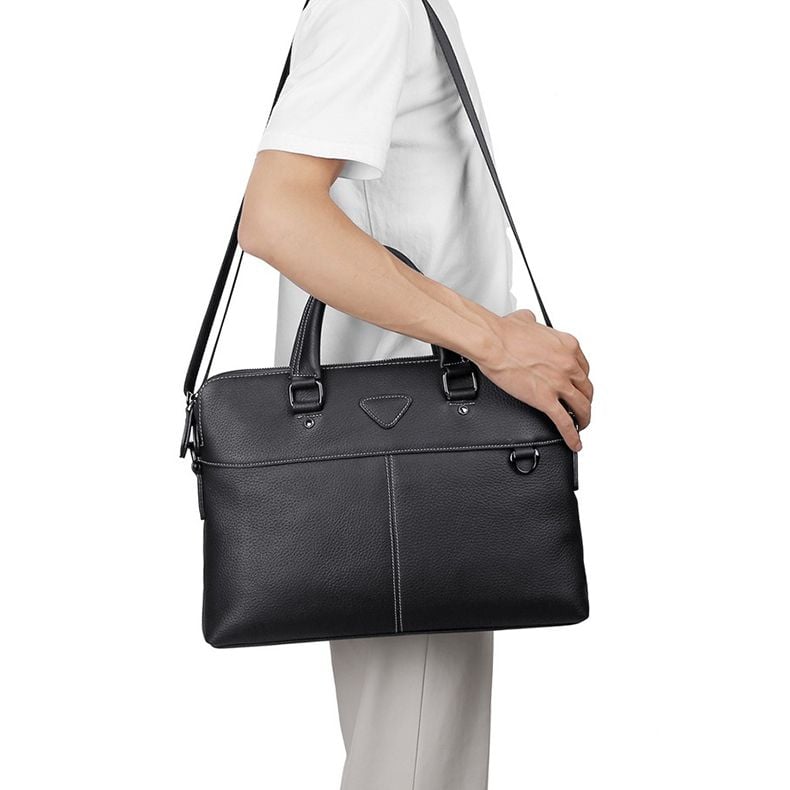 Cặp xách tay, đeo chéo da bò kiểu dáng công sở - 4409688