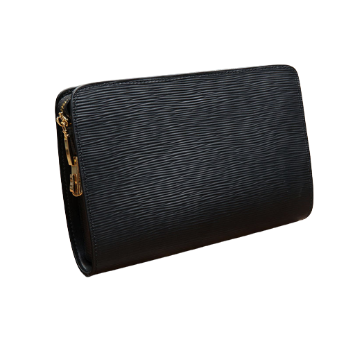Clutch cầm tay da bò khóa số lịch lãm - 109483