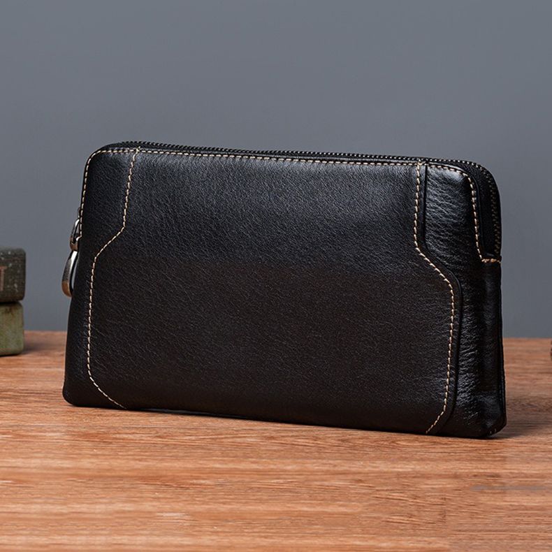 Clutch cầm tay da bò mềm cao cấp - 4309495