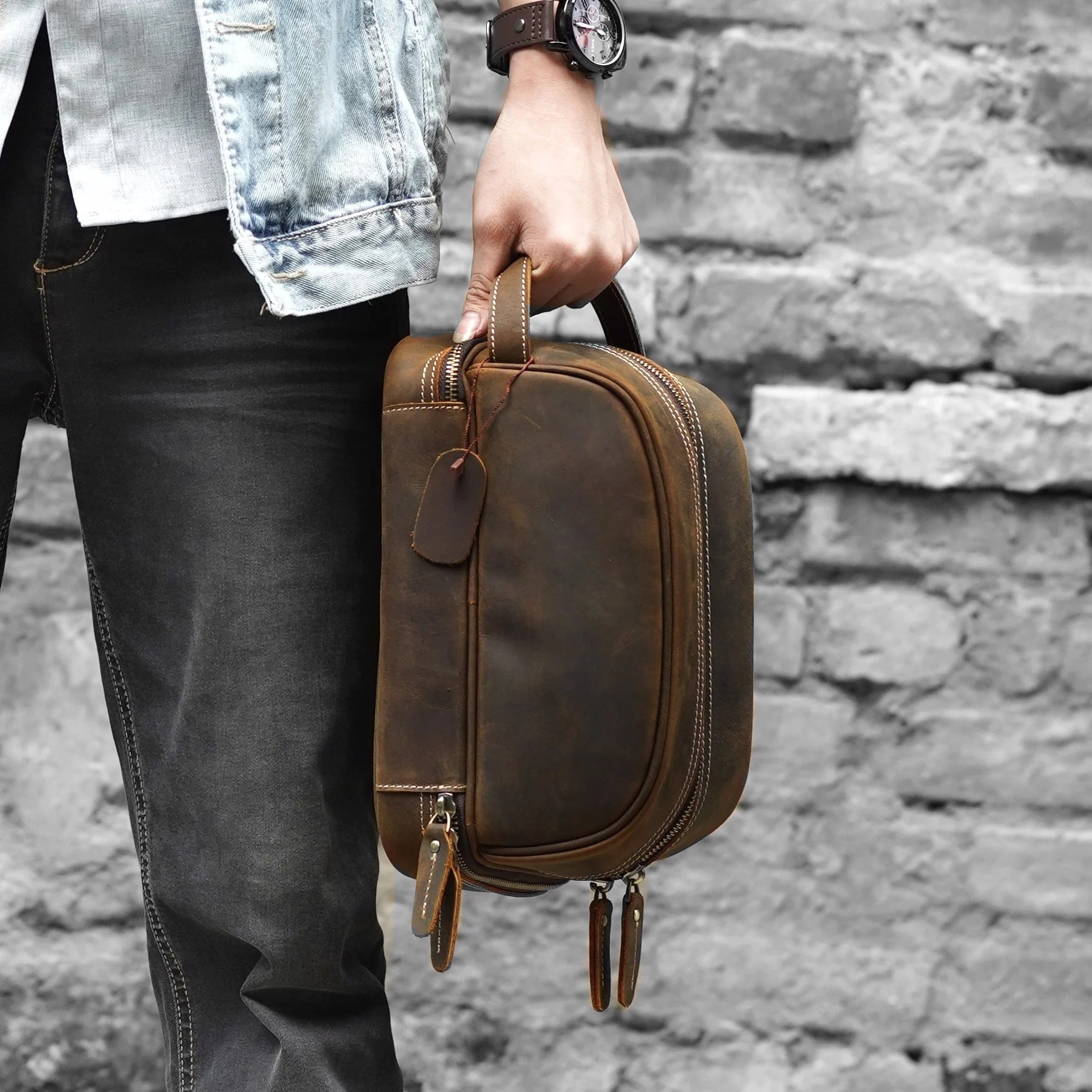 Clutch cầm tay dáng hộp cỡ lớn - 3476610