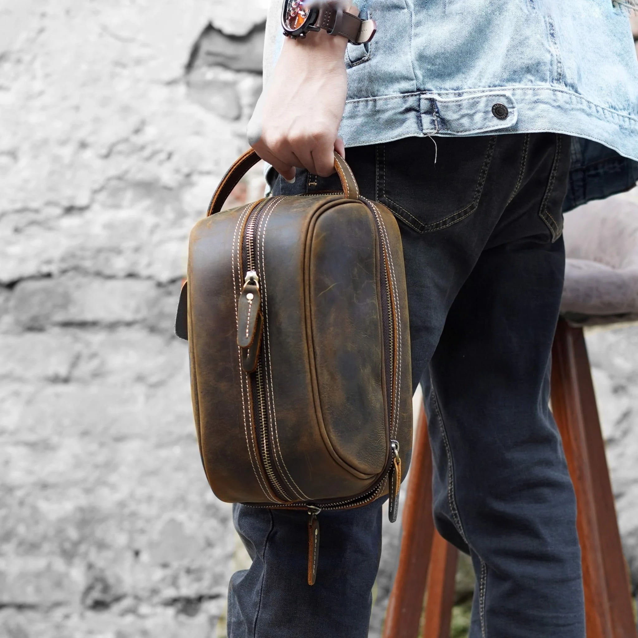 Clutch cầm tay dáng hộp cỡ lớn - 3476610