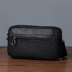 Clutch cầm tay kiêm đeo chéo da bò cỡ nhỏ - 4309505