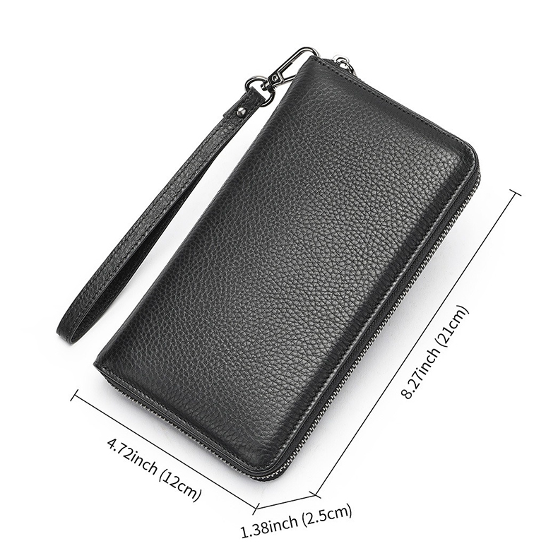 Clutch cầm tay nam da bò mềm - 4714032