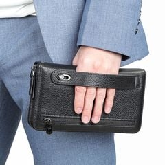 Clutch cầm tay nam da bò mềm - 4714032