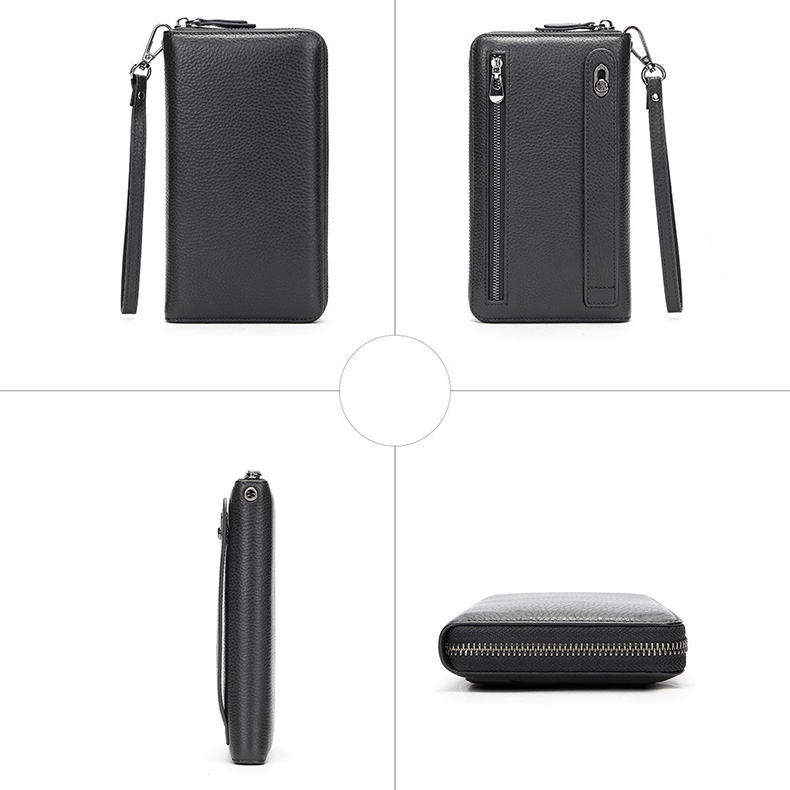 Clutch cầm tay nam da bò mềm - 4714032