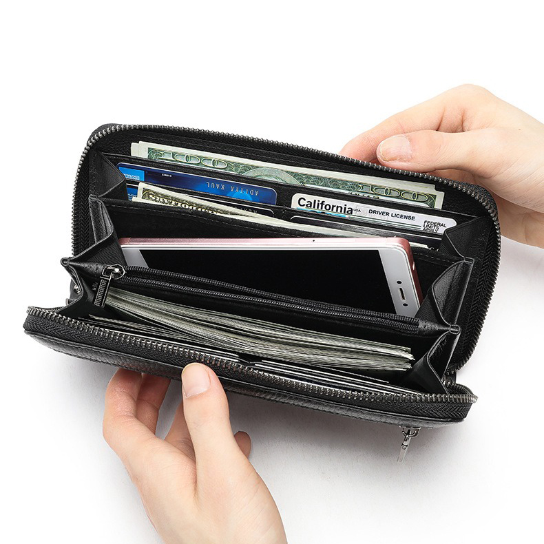 Clutch cầm tay nam da bò mềm - 4714032