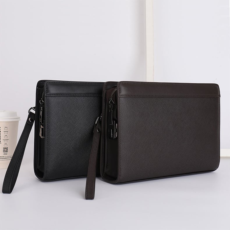 Clutch nam công sở da bò khóa số - 4516973